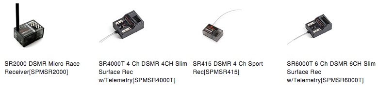 Spektrum DX6R - compatible receivers