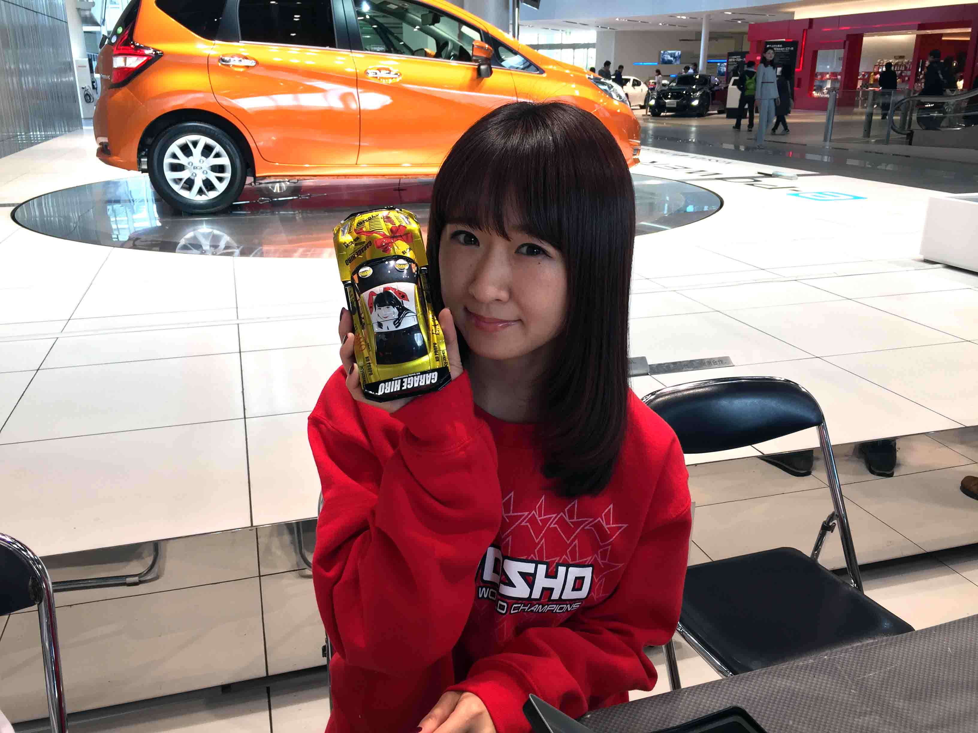 Kyosho promotion女優Mio參賽戰車