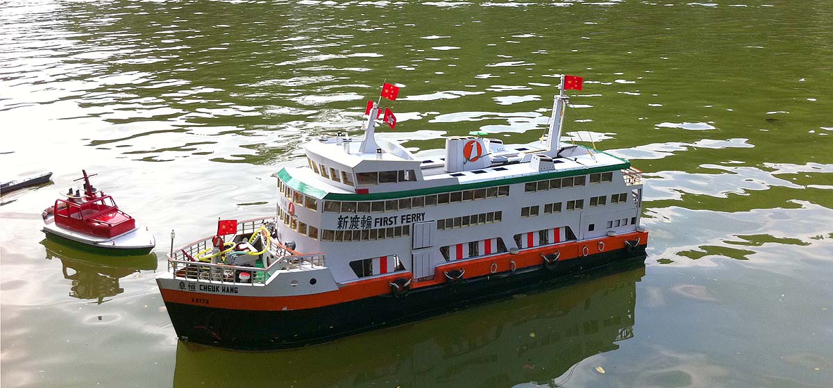 q版三层船新渡轮,屯门高手做的