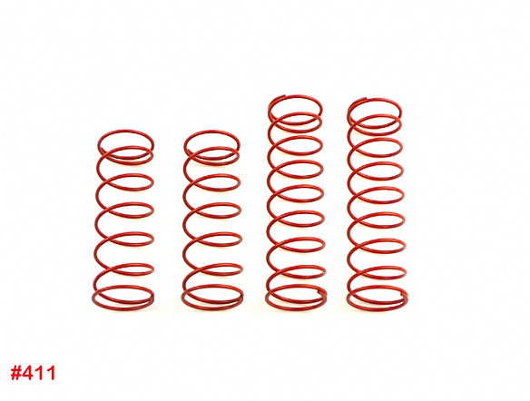 Big Bore Shock Spring Set, Red