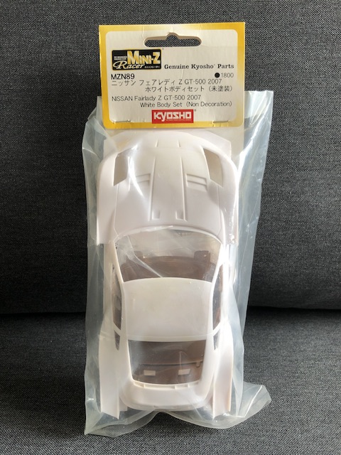 Kyosho MZN89 Fairlady Z GT-500 2007 white body set $150